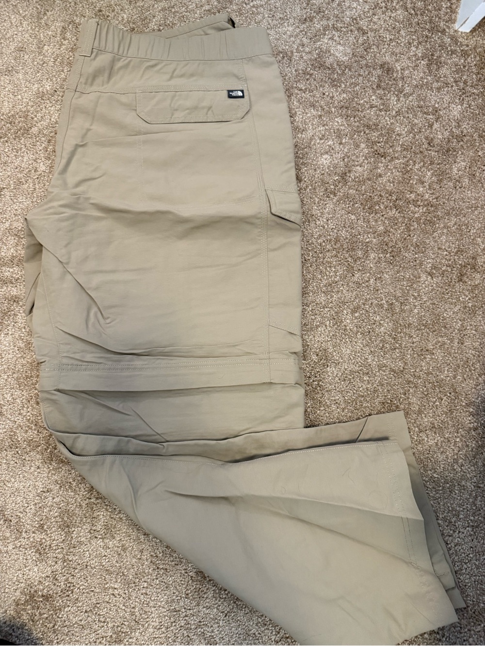 The North Face Men's Khaki Convertible Cargo Pants